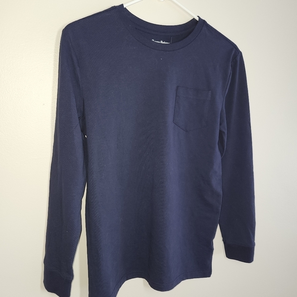 NWOT Womens Navy Blue Long Sleeve Shirt by tommy bahama
